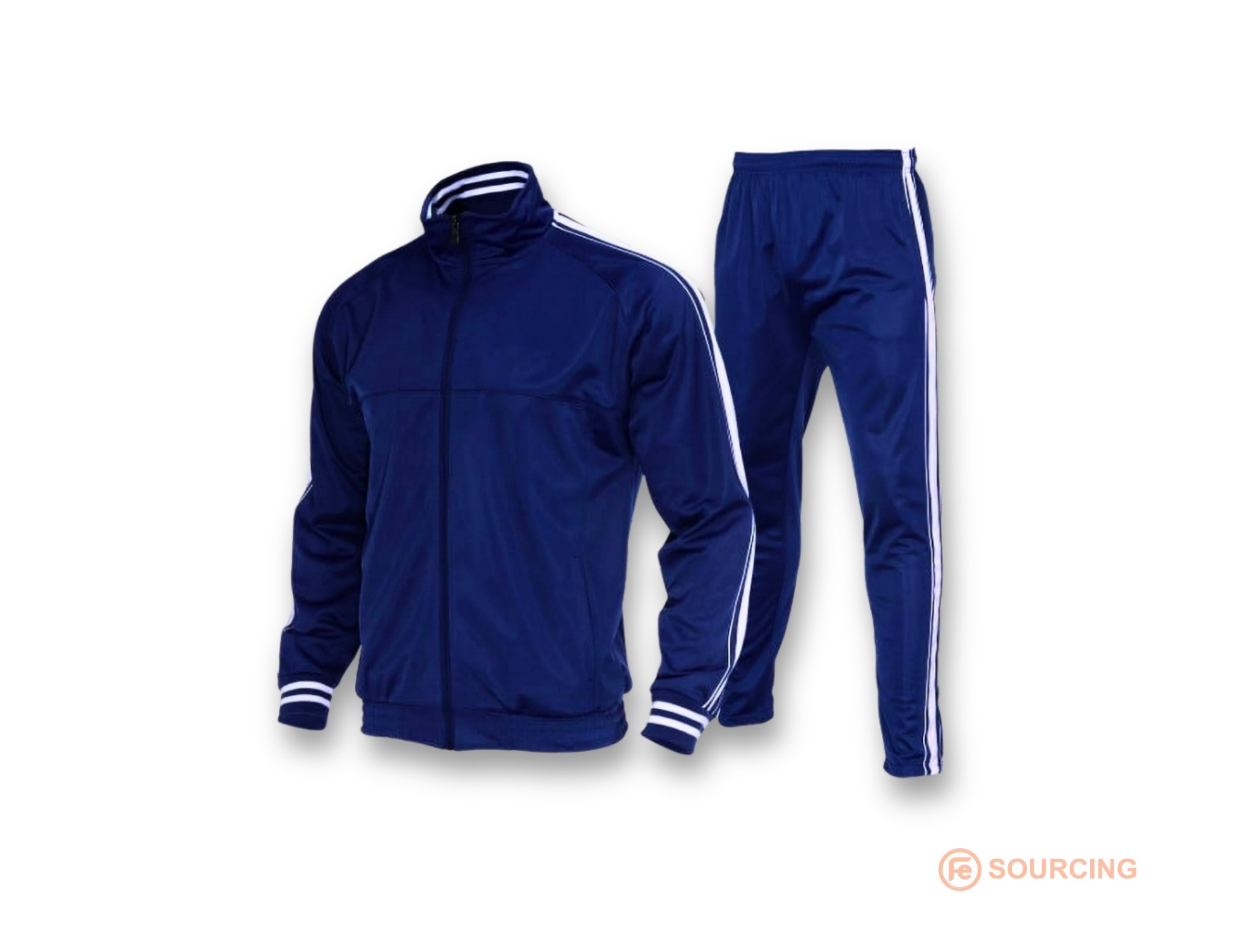 Men's Athletic Jogging Full Zip Sweat Suits