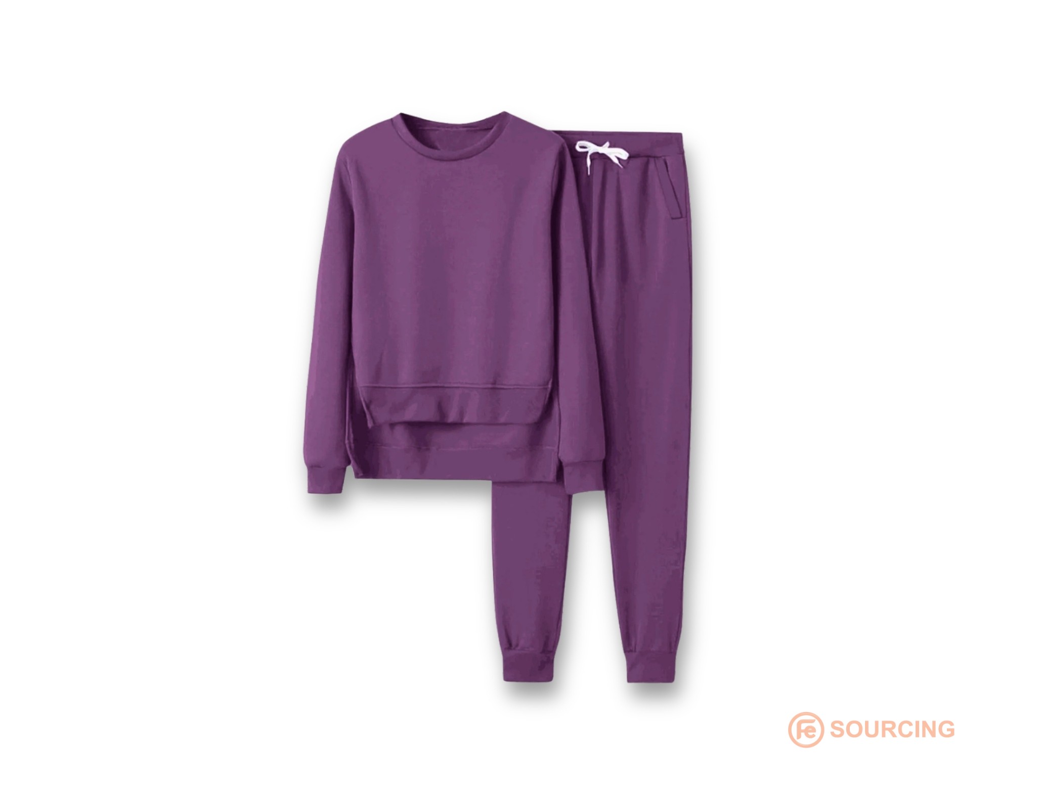 Crew Neck Sweatshirt Sweatpant Tracksuit